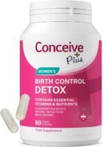 Conceive Plus Birth Control Detox - Prepare for Conception, Antioxidents, Folic Acid, Aswaganda - Prenatal Vitamins for Women Trying for a Baby, 30-Day Programme, 60 Capsules - Image 2
