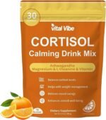 Cortisol Calming Drink Mix, Citrus Flavor, 30 Servings (6.3 oz / 180 g) - Ashwagandha, Magnesium, L-Theanine & Vitamins, 0g Sugar, Balance Cortisol, Support Mood & Weight Management - Image 2