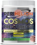 Cosmos Pre-Workout 450g Sports Energy Booster Supplement Powder 300mg Caffeine + Vitamins + Amino Acids for Focus & Endurance 30 Servings (Apple Gummi) - Image 2