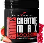 Creatine Monohydrate 90 Gummies 5000mg + BCAAs & L-Carnitine – 3rd Party Lab Tested, Vegan, Sugar-Free, Pre Workout Muscle Growth & Recovery Gym Supplement for Men & Women – Strawberry Burst - Image 2