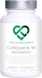 Curcumin 95 Advanced, 60 Capsules, High Strength Curcumin (The Active Component of Turmeric) with 95% Curcuminoids + BioPerine® (Black Pepper Extract), Vitamin D, Tomato and Ginger Root, GMP Approved - Image 2