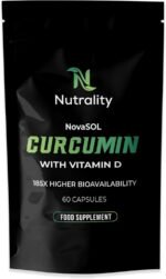 Curcumin Turmeric Supplement 60 Vegan Liquid-Filled Capsules - 1000mg - Capsules with Vitamin D3 - Turmeric Curcumin Supplement for Joint Pain Relief & Energy - Image 2