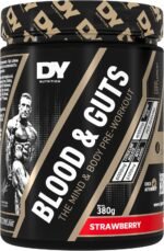 DY Nutrition - Blood and Guts Pre Workout Powder, 380g (Strawberry) - High Strength Preworkout with 350mg Caffeine, Citrulline Malate, Beta Alanine, Arginine AKG, L-Tyrosine, Vitamin B3, Men & Women - Image 2