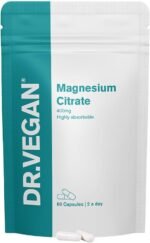 Daily Magnesium Citrate 400mg of Elemental Magnesium | Support Healthy Bones and Muscles | 60 Vegan Capsules | Two-A-Day | DR.VEGAN - Image 2