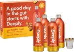 Deeply Foods Daily Prebiotic Fibre – Powerful Proven Prebiotics for Gut Health, Supports Digestion, Reduces Bloating, Vitamin D3 & B9 for Immune (4 Pack, Carrot & Ginger) - Image 2