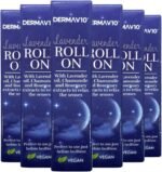 Derma V10 Lavender Roll On 6 Packs | Lavender Oil, Chamomile and Rosemary Extract to Promote Peaceful and Restful Night Sleep, Aids in Calming and Relaxing The Mind and Body, Vegan Friendly - Image 2