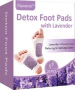 Detox Foot Patches, Detox Foot Pads, Foot Patches, Lavender Detox Foot Patches for Pain Relief & Stress Relief & Deep Sleep & Detox Cleanse, 20Pcs - Image 2