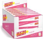 Dextro Energy Tropical Glucose Tablets |Fast Acting Carbohydrates for a Quick Burst of Glucose|with Vitamin C, B6, B12 and folic Acid | 14 Count (Pack of 24) - Image 2
