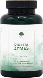 Digesta Zymes - Digestive Enzyme Supplement - Lipase, Protease, Trypsin, Ginger Root, Bromelain - 120 Vegetarian Capsules - Non-GMO, Made in The UK by G&G Vitamins - Image 2