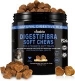 DigestiFibra Chews for Dogs - Probiotic & Prebiotic Soft Treats for Gut Health, Anal Gland Support, Digestion & Scooting Relief - 60 dog treats - Image 2