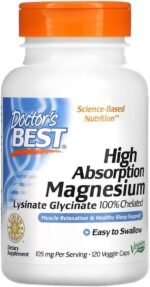 Doctor's Best - Highly Absorbent Magnesium | Supports Healthy Muscle Function and Energy Production - 120 Capsules - Image 2