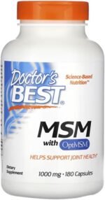 Doctor's Best - MSM with OptiMSM | MSM Capsules to Support Joint Health - 180 Capsules - Image 2