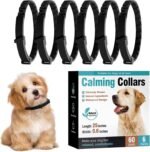 Dog Calming Collar UK - 6 Pack Long Lasting Pheromone Collars for Anxious Dogs, Supports Calm Behaviour & Stress Support (120 Days Effect) Adjustable Fit 25 Inch/63.5cm for Puppy Adult Dogs - Image 2