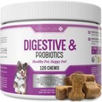 Dog Probiotics for gut health. Dog Probiotic Supplements. Pre and Probiotics for Dogs. Support digestive health, rebalance gut microbiome, aid digestion & boost the immune system. 120 Chews - Image 2