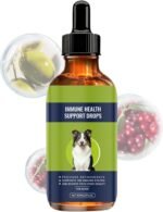 Dog Supplements - 60ml Body Care Liquid Drops,for Dog Hair Care Products - for Puppy Pet Daily Coat Beauty Energy Support - Image 2