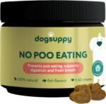 DogSuppy No Poo Eating Chews for Dogs – Helps Stop Dog Eating Poo, Supports Gut Health & Digestion, Fresher Breath, 100% Natural Ingredients, Coprophagia, Stool Eating Deterrent, Fish Flavour - Image 2