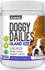 Doggy Dailies | Advanced Anal Gland Support Chews for Dogs | No Scoot Pet Supplements | Fibre Supplement With Pumpkin Powder for Dogs | Dog Digestion Tablets Formulated by Vets | 120 - Image 2