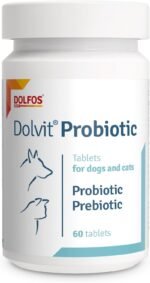 Dolvit Probiotic 60 Tablets Prebiotic Digestion Aid Dogs Cats with Beta Glucan for Immune Support - Image 2