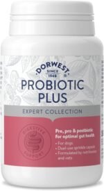 Dorwest Herbs Probiotic Plus for Dogs 100 Capsules, Pre, Pro and Postbiotic with Daily Microbiome Support for Optimal Gut Health - Image 2