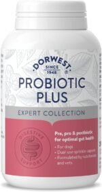 Dorwest Herbs Probiotic Plus for Dogs 200 Capsules, Pre, Pro and Postbiotic with Daily Microbiome Support for Optimal Gut Health - Image 2