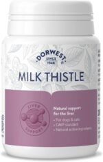 Dorwest Milk Thistle Tablets for Dogs and Cats, 200 Tablets, Supports Liver Function, Antioxidant for Dogs, Immune System Heath, Natural Supplement - Image 2
