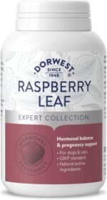 Dorwest Raspberry Leaf Tablets for Dogs And Cats, 500 Tablets, Pregnancy Support For Pets – For Natural Hormonal Balance and Phantom Pregnancies - Image 2