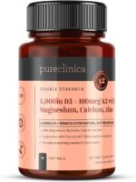 Double Strength D3 + K2 Complex x 90 Vegan Softgels – 4000 IU D3 + 200mcg K2 with Magnesium, Calcium & Zinc – 3 Months Supply - Image 2