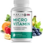 Dr Brad Daily Low Dose MultiVitamin & Mineral for Men & Women to Support Cognitive Performance & Memory + Hyaluronic Acid for Skin Health + TMG for Exercise (150 Count) - Image 2