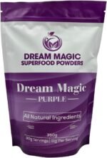 Dream Magic Glowing Skin & Hair Superfood Powder, 30 Servings (11g Each), Non-Vegetarian Nutritional Supplement, Purple, 350g Pack - Image 2