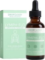 Dropology Lymph-Flo | 10-in-1 Herbal Lymphatic Support Drops | Helps Maintain Fluid Balance & Digestive Comfort | Adaptogenic Wellness Blend | 60ml, 30 Servings - Image 2