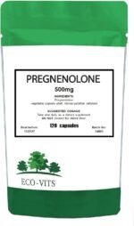 ECO-VITS Pregnenolone (500mg) 120 Capsules, Hormone Balance & Energy Support, Promotes Mood, Memory & Healthy Ageing - Image 2