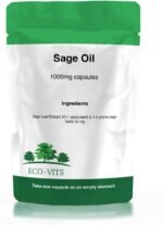 ECO-VITS SAGE Oil (1000MG) 60 CAPS. Biodegradable Packaging. Sealed Pouch. - Image 2