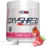 EHPlabs OxyShred Thermogenic Pre Workout Powder & Shredding Supplement - Clinically Proven Pre Workout Powder with L Glutamine & Acetyl L Carnitine, Energy Boost Drink - Cosmic Blast, 60 Servings - Image 2