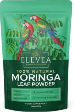 ELEVEA Moringa Oleifera Leaf Powder | Daily Green Superfood Powder | Vegan Superfood for Smoothies, Soups and Teas (100 g) - Image 2