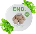 END. Spearmint Caffeine Pouches | Natural Energy Boost, Zero Sugar, 15 Pouches Per Can, Perfect for Sports, Fitness, Gaming & Work - Image 2