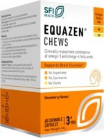 EQUAZEN Chews | Omega 3 & 6 Supplement | Blend of DHA, EPA & GLA | Supports Brain Function | Suitable for Children from 3+ to Adults | 60 Strawberry Flavoured Chews - Image 2