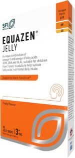 EQUAZEN Jelly | Omega 3 & 6 Fish Oil Supplement | Supports Brain Function | Blend of DHA, EPA and GLA | Suitable for Children from Years to Adults | 30 Jellies, Fruity Flavour - Image 2
