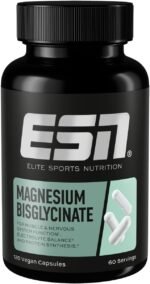 ESN Magnesium Caps, 120 Capsules, 194 mg Magnesium per Daily Serving – magnesiumbisglycinate Capsules, high bioavailability – Made in Germany - Image 2