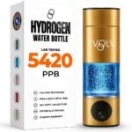 EVOLV Hydrogen Water Bottle Generator – SPE & PEM Water Ionizer 5.42PPM, Highest Concentrated Dose – 8oz Hydrogenated Water Bottle for Improved Energy & Inflammation Support - Easy to Use, Champagne - Image 2