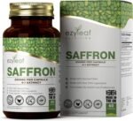 EZ Saffron Extract Supplement | 60 High Strength Saffron Capsules - 200mg (from 4:1 Extract) Safron Herb Extract per Serving | Non-GMO, Gluten & Allergen Free | Manufactured in The UK - Image 2