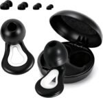 Ear Plugs for Sleep, 60dB+ Noise Cancelling Reusable Silicone Earplugs with 8 Sizes (XS/S/M/L) & Carry Case – Luxury Ergonomic Design Hearing Protection for Sleeping, Travel, Work & Concerts - Image 2