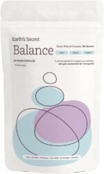Earth's Secret Balance Stress Relief Supplement - Organic KSM-Ashwagandha - L theanine High Strength with Holy Basil & Rhodiola Rosea - 60 Capsules - Image 2