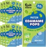Edamame Beans snack (10x26g Packs) High Protein, High Fibre snack dry roasted edamame, Sea Salt flavour. Healthy keto snacks, low carb protein snacks vegan gluten free, GLP-1 friendly - Image 2