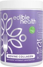 Edible Health Collagen Powder 400g, Types 1 & 3 Protein Peptides, 18 Amino Acids, Hydrolysed Bovine Collagen Supplement, Paleo Keto Kosher Halal - Image 2