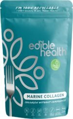 Edible Health High Protein Marine Collagen Powder – Hydrolyzed Peptides for Diet & Everyday, Carb Free Supplement, 400g Pouch, 30-Day Supply - Image 2