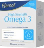 Efamol High Strength Omega 3 | 60 Fish Oil Capsules | Heart Health Supplements | Omega 3 Capsules High Strength Pregnancy Supplements | DHA for Brain Health - Image 2