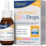 Efamol Kids Omega 3 DHA Drops | Brain Support Supplement for Kids | Sugar Free Omega 3 Liquid with Lemon Flavour | 6 Months+ - Image 2