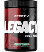 Efectiv Nutrition Legacy | High Caffeine Powerful Pre Workout for Advance Users | Supports Energy, Pump, Focus and Performance | Seven Trademarked Ingredients | 40/20 Servings (Cherry Breeze) - Image 2