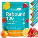 Electrolyte Powder Sachets 30PCS, Hydration Nutrition, Electrolyte Mix, Gut Eye Health, Muscle Comfort, Sugar Free, Zero Calorie, Vegan Friendly, 5 Flavors, Rebound 100% - Image 2