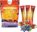 Electrolyte Powder – 20 Mixed Berries Flavour Sachets - Zero Sugar Hydration for Focus, Stress Relief & Calm | 20 Hydration Sachets Magnesium Vitamin, Aashwagandha - Image 2